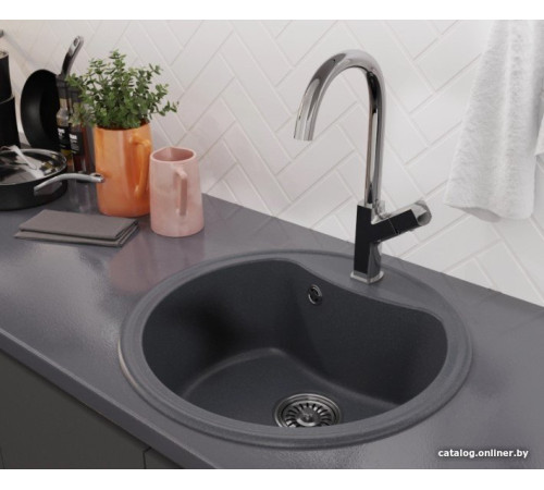 Кухонная мойка Mixline ML-GM09 551804 антрацит