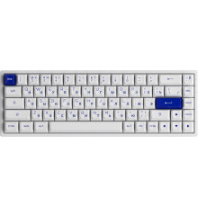 Клавиатура Akko 3068B Plus White & Blue Akko CS Jelly Pink
