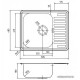 Кухонная мойка IDDIS Strit STR58PDi77