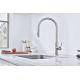 Смеситель Paulmark Senso Se215180-BS стальной/нержавеющая сталь