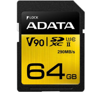 Карта памяти ADATA Premier ONE ASDX64GUII3CL10-C SDXC 64GB