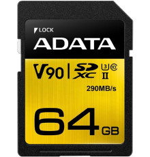 Карта памяти ADATA Premier ONE ASDX64GUII3CL10-C SDXC 64GB