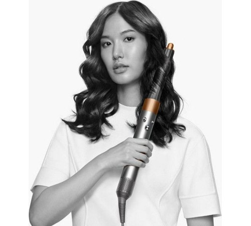 Фен-стайлер Dyson Airwrap Origin HS05 с переходником на евровилку, никель/медный