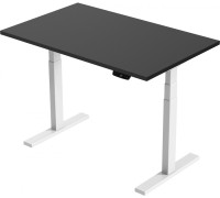 Стол Smartstol Slim 120x80x1.8 белый/черный
