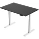 Стол Smartstol Slim 120x80x1.8 белый/черный