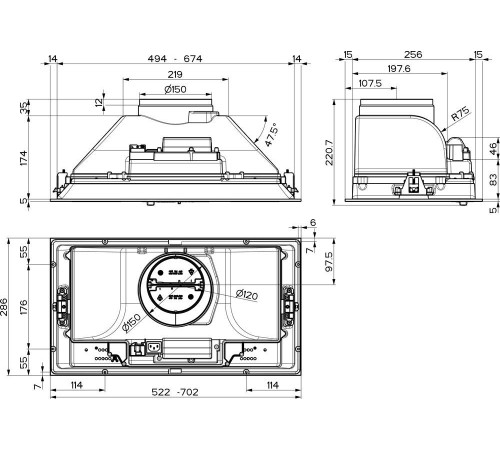 Кухонная вытяжка Faber Inka ICH SS A52 I.Smart HCS 305.0599.323