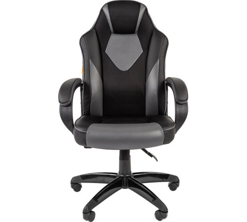 Кресло CHAIRMAN Game 17 черный/серый