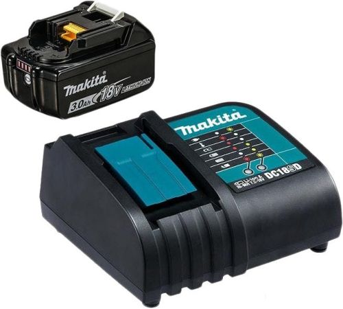 Аккумулятор с зарядным устройством Makita DC18SD + BL1830B 18В/3.0 Ah + 7.2-18В
