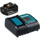 Аккумулятор с зарядным устройством Makita DC18SD + BL1830B 18В/3.0 Ah + 7.2-18В
