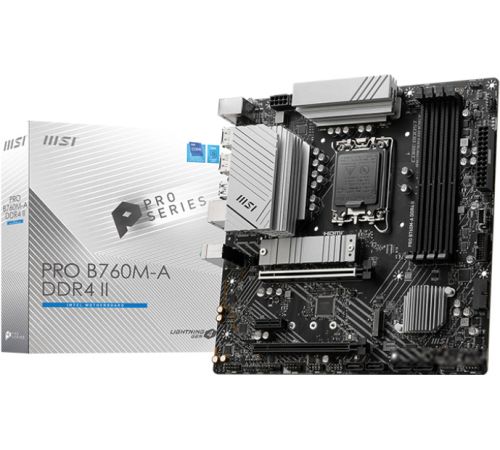 Материнская плата MSI Pro B760M-A DDR4 II