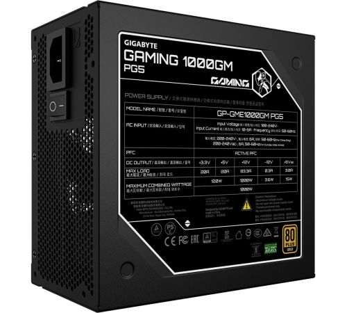 Блок питания Gigabyte Gaming 1000GM PG5