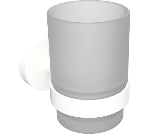 Стакан для зубной щетки и пасты Bemeta White 104110014