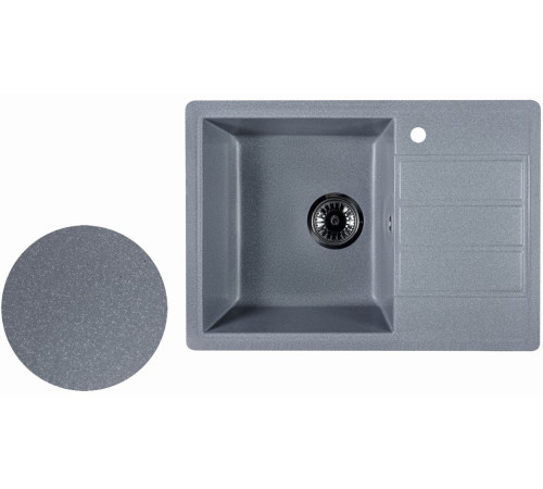 Кухонная мойка Marblan Recta L серебристый