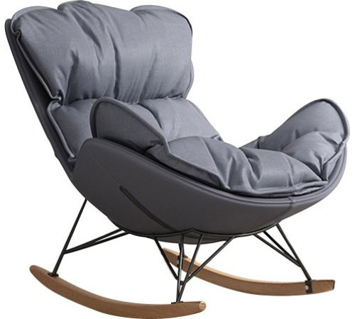 Кресло-качалка Mio Tesoro Монга серый