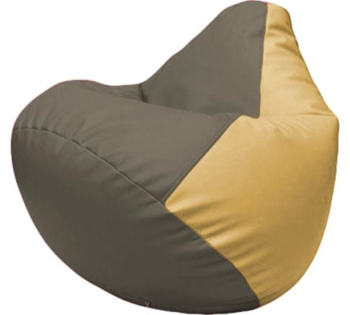 Кресло-мешок Flagman Груша Макси Г2.3-1713 серый/бежевый