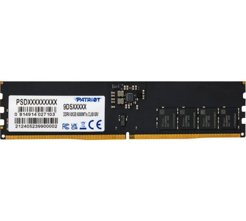 Оперативная память Patriot Signature Line 16ГБ DDR5 6400 МГц PSD516G64081C