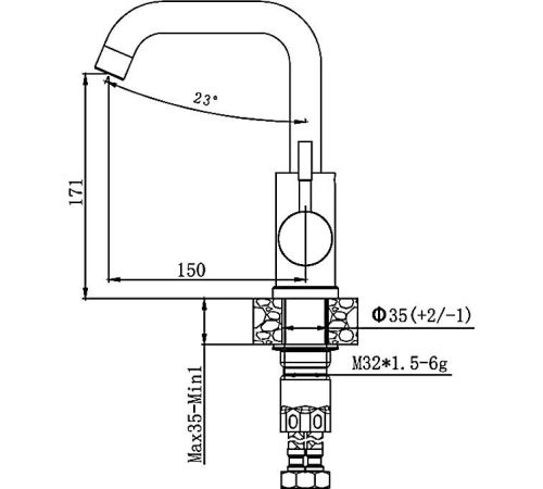 Смеситель Haiba HB72304-4