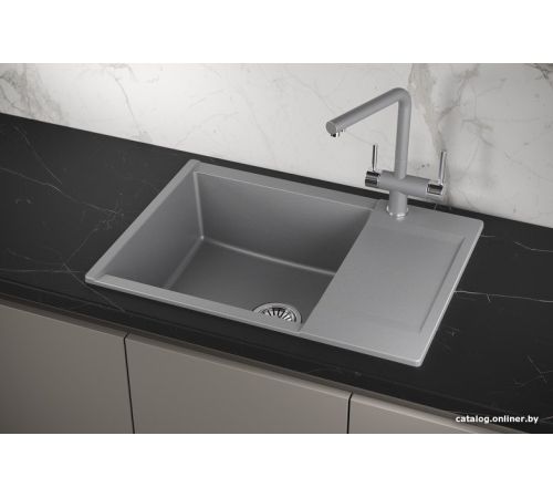 Кухонная мойка Granula ES-7003 алюминиум