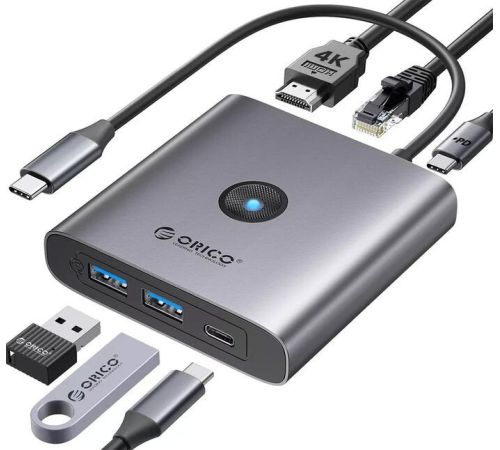 Док-станция Orico FAX3-6PCR-GY-EP
