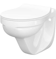 Унитаз подвесной Керамин Гранд R Безободковый сиденье Slim с микролифтом