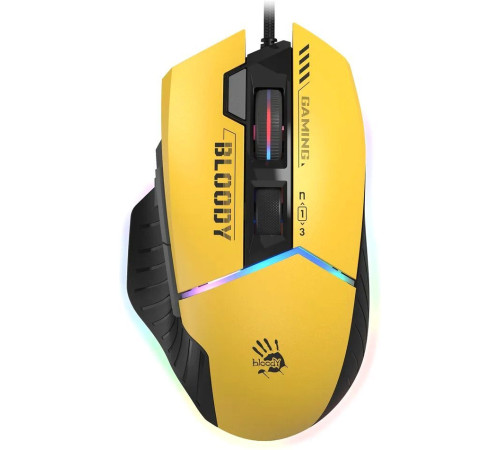 Игровая мышь A4Tech Bloody W95 Max Sports желтый