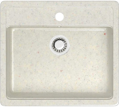 Кухонная мойка MARRBAXX Карельский камень модель 9/Q7 F009Q007 белый/хлопок