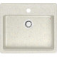 Кухонная мойка MARRBAXX Карельский камень модель 9/Q7 F009Q007 белый/хлопок