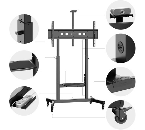 Стойка для телевизора Onkron TS1991 черный