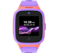 Детские умные часы LeeFine Q27 4G розовый/фиолетовый