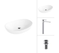 Умывальник Lauter 21502 + Reef 21CK8678C с донным клапаном 21190CH хром