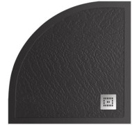 Душевой поддон BelBagno TRAY-MR-UNO-R-90-550-35-NERO 90x90