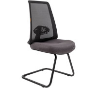 Офисный стул CHAIRMAN 535V ткань черный/серый