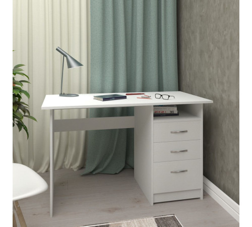 Стол Кортекс-мебель Эльф 120-3ш белый