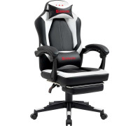 Игровое геймерское кресло Defender Apollo черный/белый