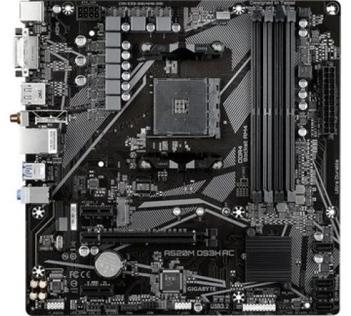 Материнская плата Gigabyte A520M DS3H AC rev. 1.4