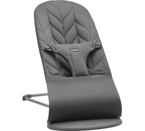 Шезлонг BabyBjorn Bliss Cotton Petal Quilt антрацит