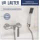 Смеситель Lauter Reef 21СК9678C с лейкой Serene 21S00103