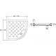 Душевой поддон RGW CR/R-088 80x80