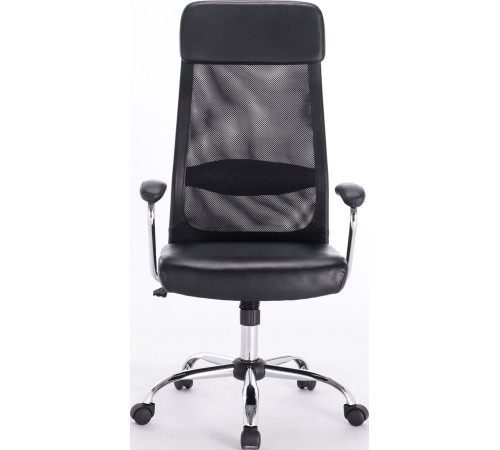 Кресло Brabix Flight EX-540 кожзам, черный