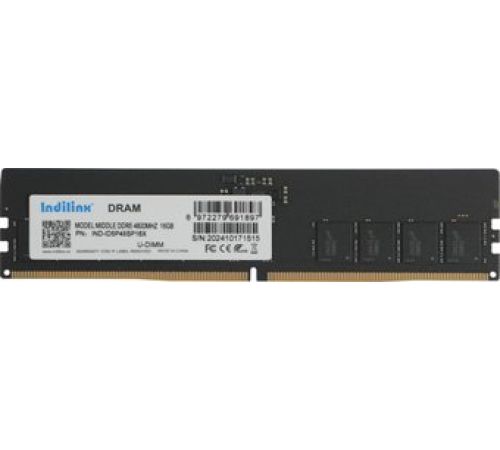 Оперативная память Indilinx 16ГБ DDR5 4800 МГц IND-ID5P48SP16X