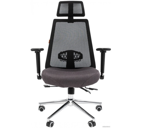 Офисное кресло CHAIRMAN 535 LUX черный/серый