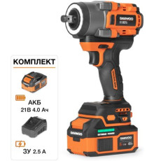 Гайковерт Daewoo Power DAX 6021Li Set с 1-им АКБ, кейс