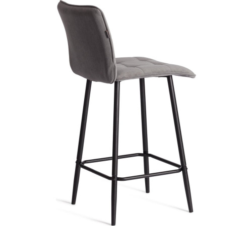 Стул TetChair Bari Полубарный велюр, серый