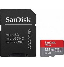 Карта памяти SanDisk Ultra SDSQUAB-128G-GN6MA 128GB с адаптером