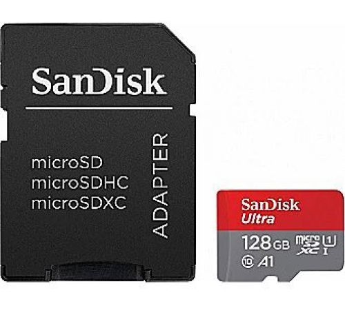 Карта памяти SanDisk Ultra SDSQUAB-128G-GN6MA 128GB с адаптером