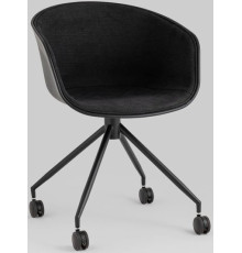 Офисное кресло Stool Group LIBRA SL-7040ZB рогожка черный/черный