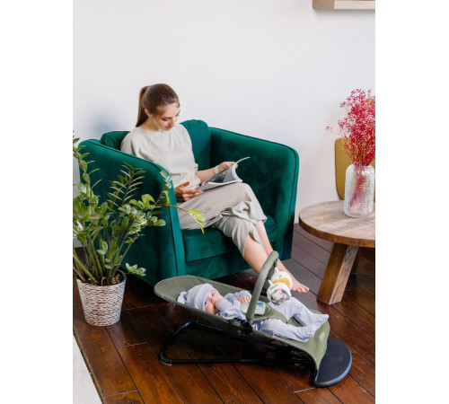 Шезлонг Amarobaby Baby Time AB21-25BT/03 бежевый