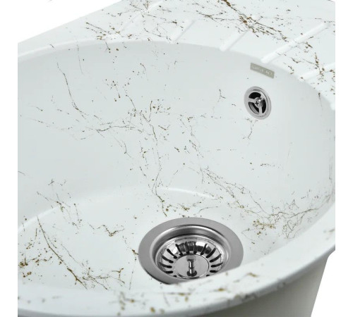 Кухонная мойка Wisent WA03-13 с сифоном GER013