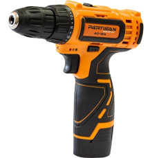 Дрель-шуруповерт Partisan AD-12A с 2-мя АКБ, кейс