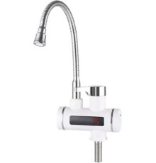 Проточный электрический водонагреватель-кран Unipump BEF-001-02 с дисплеем и гибким изливом